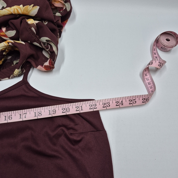 Julia Jordan Floral Long Sleeve Swing Dress Women's Size 14W - Picture 11 of 13